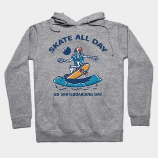 skate all day Hoodie